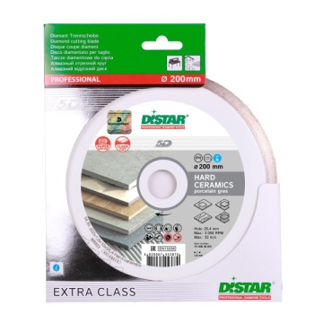 Disc diamantat Distar Hard Ceramics, 200 mm, 250 mm toate place ceramice, Ucraina Profesional - Img 5