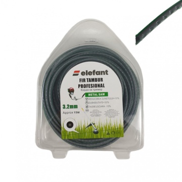 FIR TAMBUR (METAL SAW GREEN) 3.2mm x 15m, Elefant