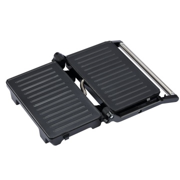 Gratar electric BÖHM HOME BEGM100S, 1000 W, placi reversibile grill / plane, deschidere 180° - Img 3