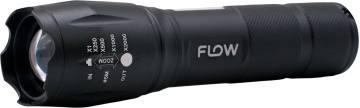 Lanternă LED aluminiu cu zoom și suport bicicletă FLOW FB-T6G - Img 2