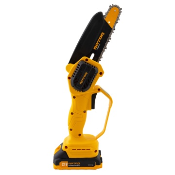 Mini Fierastrau Electric Cu 2 x Lanturi + 1 x Lama, 6 Inch + Acumulator 21V + Incarcator - Img 10
