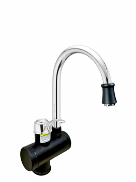 MIXXUS Electra 240-E Black robinet instant electric pentru apa, 3 kW din plastic si otel inoxidabil - Img 2