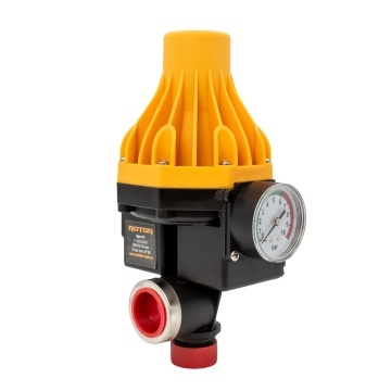 Prescontrol automat cu manometru pentru pompă de apă ROTOR RWPC-3, 1100W 1.5bar - Img 2