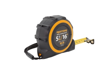Ruletă 5m x 25mm ROTOR R5-25, Curea de mână, Auto-blocare - Img 5