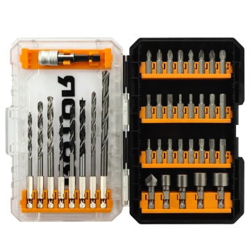 Set biti, tubulare si burghie, 38 piese ROTOR RBB38 - Img 1