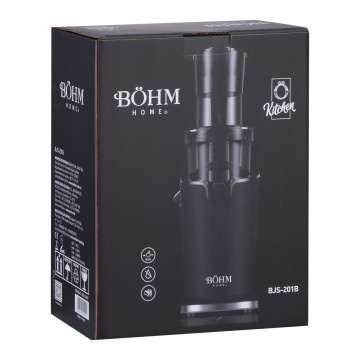 Storcator cu presare la rece BÖHM Home BJS-201B, 200W, tub alimentare Ø89 mm, recipient suc 800 ml - Img 7