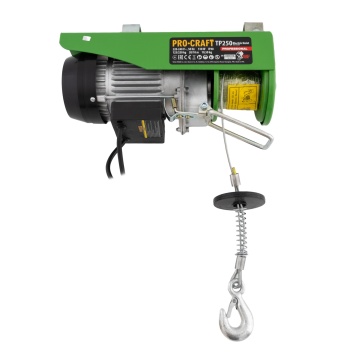 Troliu electric palan Procraft TP250, 510W, cu kit montare Greutate 250kg - Img 6