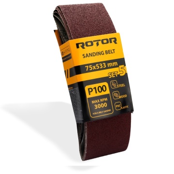 Banda de slefuit ROTOR P100 75*533 set 5 - Img 1