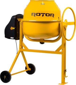 Betonieră 185L cu motor acoperit ROTOR RB185 1000 W, 29.5 rpm - Img 3