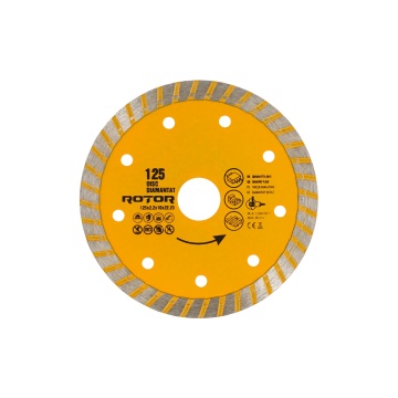 DISC DIAMANTAT 125x2.2 x10x22.23 Turbo Rotor - Img 2