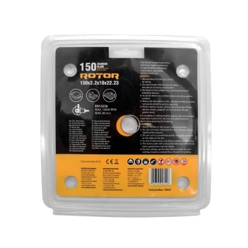 Disc diamantat segmentat ROTOR 150x2.2x10x22.23 mm pentru beton, granit, marmura si tigla - Img 3