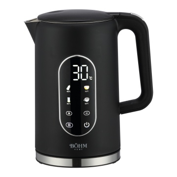 Fierbator electric BÖHM HOME BKPD220B17, 1850-2200 W, 1,7 L, temperatura reglabila 40-100°C, ecran tactil, mentinere la cald - Img 2