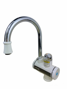MIXXUS Electra 240-E robinet instant electric pentru apa, 3 kW din plastic si otel inoxidabil - Img 1