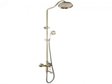 MIXXUS PREMIUM VINTAGE BRONZE 009-J baterie baie cu coloana de dus din alama - Img 2