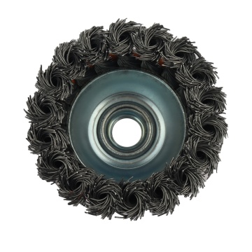 Perie de sarma tip cupa cu noduri rasucite ROTOR 75mm M14 - Img 2