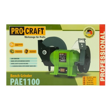 Polizor de banc PROCRAFT PAE1100 250W, 2980 rpm, 250/150mm - Img 3