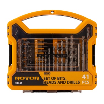 Set biti, tubulare si burghie, 41 piese ROTOR RBB41 - Img 2