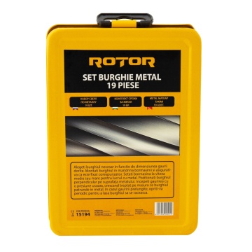 Set burghie metal, 19 piese ROTOR RBM19 - Img 2