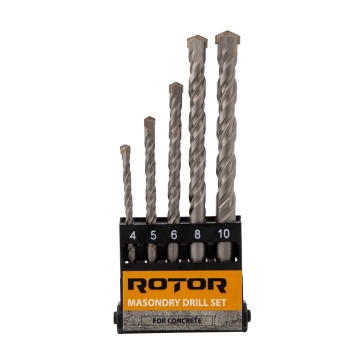 Set burghie pentru beton, 5 piese ROTOR RBB5 - Img 3
