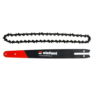 Set lamă + lanț drujbă 10″/25 cm 54T Pas 1/4 1.1 mm ELEFANT
