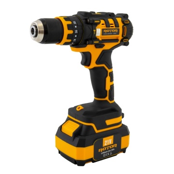 Autofiletanta cu doi acumulatori ROTOR RDB21 21 V /3 Ah, 1350 Rot/min, 18+1, 30 Nm, Brushless - Img 3