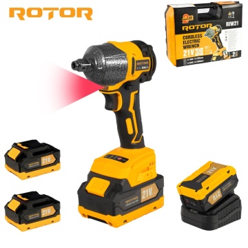 Autofiletanta cu impact si doi acumulatori ROTOR RIW21, 21 V /3 Ah, 320 Nm 2200 rpm, 3300 BPM - Img 1