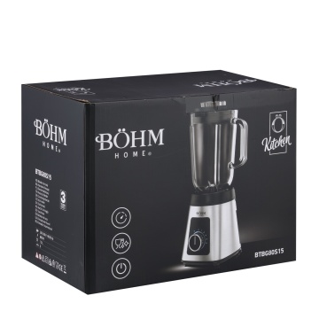 Blender de masa BÖHM Home BTBG80S15, 800 W, 1,5 L, 5 viteze + Pulse, 6 lame - Img 13