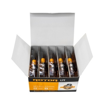 Bujie de aprindere pentru motoare in doi timpi ROTOR L7T, 1 electrod, filet M14 × 1,25 mm, bax 10 bucati - Img 4