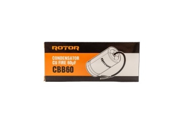 CBB60 Condensator cu fire 60µF 45x95 mm 450V ROTOR - Img 3