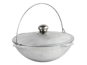 Ceaun asiatic aluminiu alimentar, capacitate 4 litri BRIZOLL - Img 1