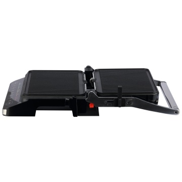 Gratar electric BÖHM HOME BEGM160DS, 1600 W, placi detasabile antiaderente, afisaj digital, control tactil - Img 2