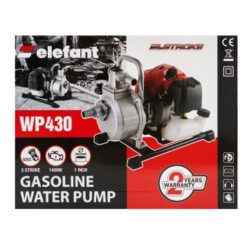 Motopompă pe benzină ELEFANT WP430 – Motor 2T, 52cc, 1”, 1.4 kW, Debit 10m3/h - Img 5