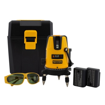 Nivela Laser cu 2 acumulatori, ROTOR RLE-3D, 3 Linii, ±2 mm/5m, 40 m, Timp de Nivelare ≤ 5s - Img 7