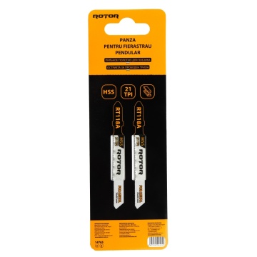 Panza fierastrau pendular pentru metal, 76x50 mm Set 2 buc ROTOR RT118A - Img 1