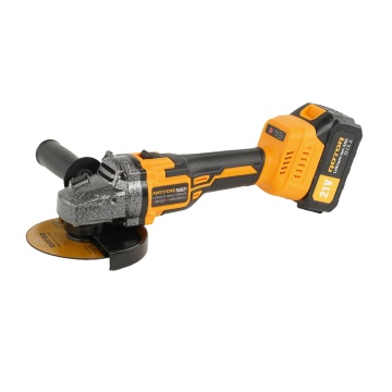 Polizor unghiular cu doi acumulatori ROTOR RAG21 21V/3 Ah, 820 W, 8500 rpm, Brushless - Img 2