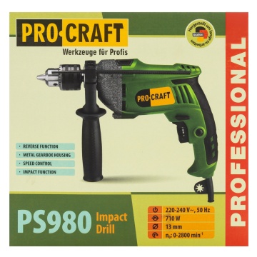 ProCraft PS980, masina de gaurit cu percutie - Img 7