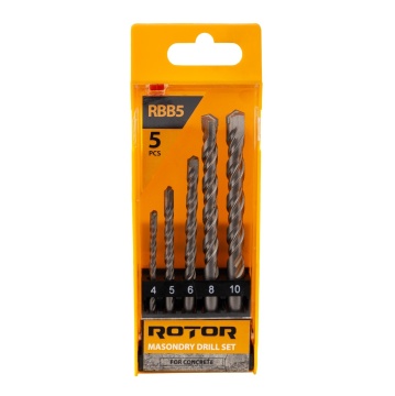 Set burghie pentru beton, 5 piese ROTOR RBB5 - Img 4