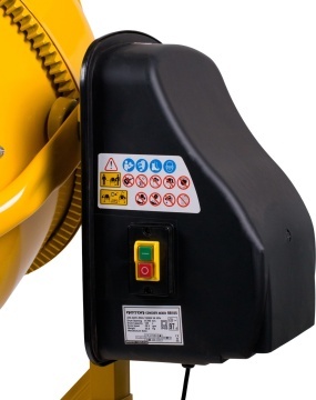 Betonieră 185L cu motor acoperit ROTOR RB185 1000 W, 29.5 rpm - Img 7