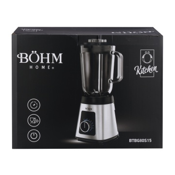 Blender de masa BÖHM Home BTBG80S15, 800 W, 1,5 L, 5 viteze + Pulse, 6 lame - Img 10