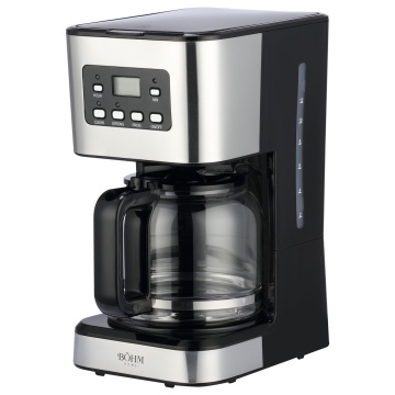 Cafetiera cu filtru BÖHM HOME BDCM9515SD, 950 W, 1,5 L, 12 cesti, programabila, functie Aroma, ecran LCD