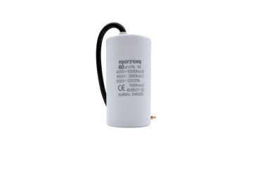 CBB60 Condensator cu fire 60µF 45x95 mm 450V ROTOR