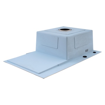 Chiuveta Bucatarie Inox alimentar SUS304 BÖHM BH7849RS Satin 780x490x215 mm - Img 3