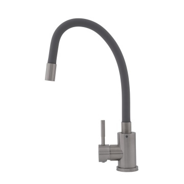 FB-011 Ref Grey – Baterie bucătărie SUS 304 cu pipă flexibilă gri VITAL FLOW - Img 2