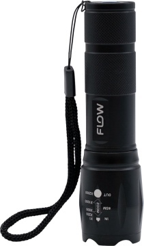 Lanternă LED aluminiu cu zoom și suport bicicletă FLOW FB-T6G - Img 3
