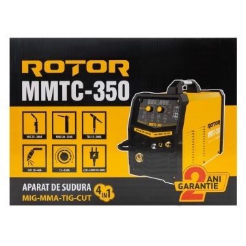 MMTC-350 MIG/MMA/TIG/CUT aparat de sudura cu electrozi 4 in 1 ROTOR - Img 22