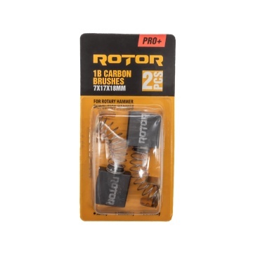 Perii de carbune ROTOR 1B pentru rotopercutor demolator, 7 x 17 x 18 mm, set 2 bucati - Img 2