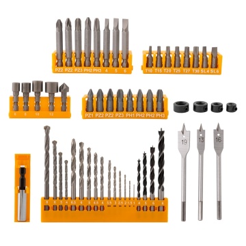 Set biti, tubulare si burghie, 62 piese ROTOR RBB62 - Img 5