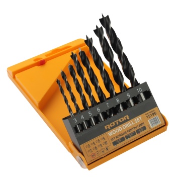 Set burghie pentru lemn, 8 piese ROTOR RBW8 - Img 3