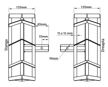 Set roti metalice 300x135 cu manicot, 23 de axe, Elefant - Img 8