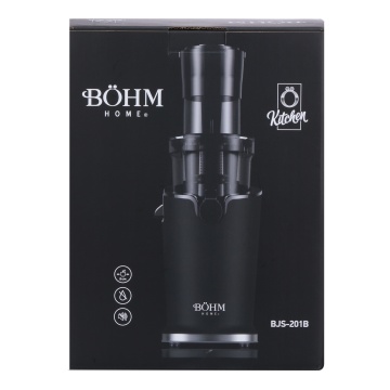 Storcator cu presare la rece BÖHM Home BJS-201B, 200W, tub alimentare Ø89 mm, recipient suc 800 ml - Img 8